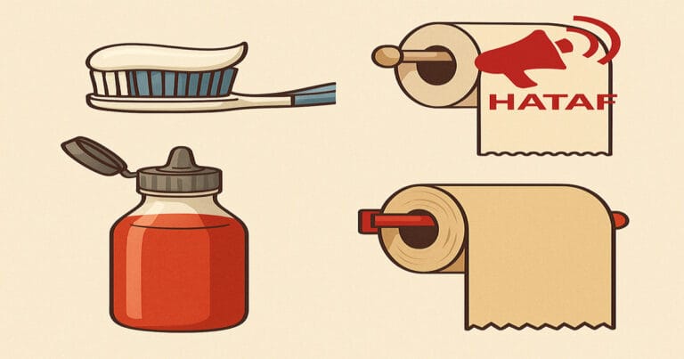 أشياء يومية بنستخدمها غلط مثل فرشاة الأسنان وورق التواليت وزجاجات الصوص